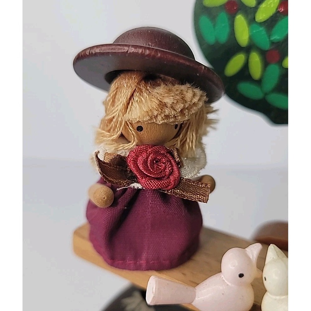 TOA Japan Creative Hand Memory Wooden See-Saw Music Box 407-400 Working RARE - Picture 11 of 12